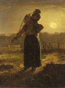 Jean-Franc Millet Norman Milkmaid oil painting reproduction